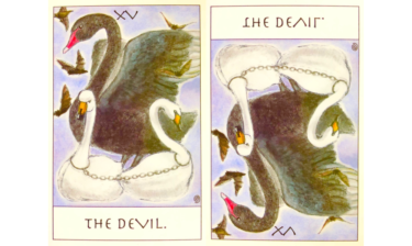 タロットカード『悪魔』が意味する恋愛運と仕事運【正位置/逆位置】