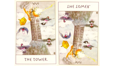 タロットカード『塔』が意味する恋愛運と仕事運【正位置/逆位置】